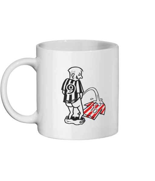 Newcastle United Mug - Peeing on Sunderland Newcastle United design for gifts - Mugs for him/her supporters