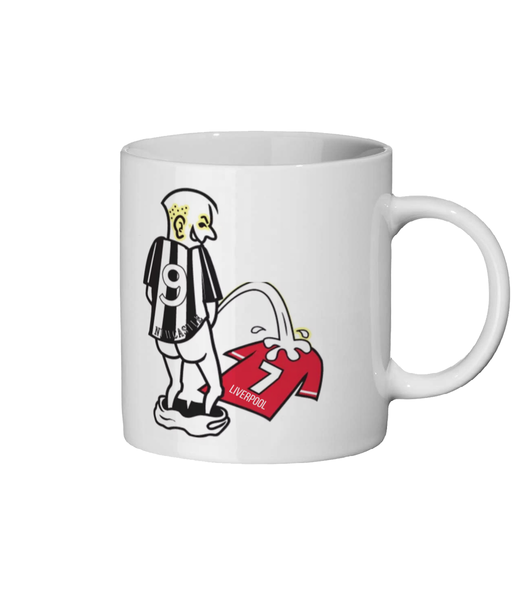 Newcastle United Peeing On Liverpool Mug