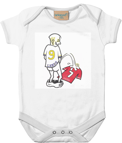 Leeds United Peeing on Man U Babygrow