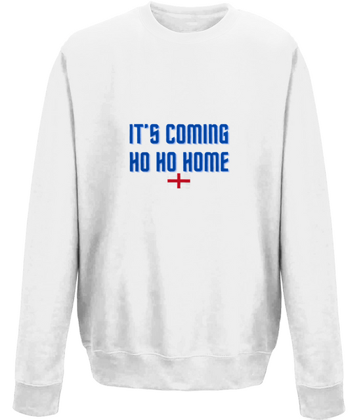 England Football - It’s Coming Ho Ho Home Christmas Jumper Sweatshirt