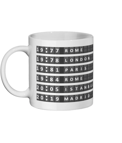 Liverpool FC European Champions Time Zone Mug