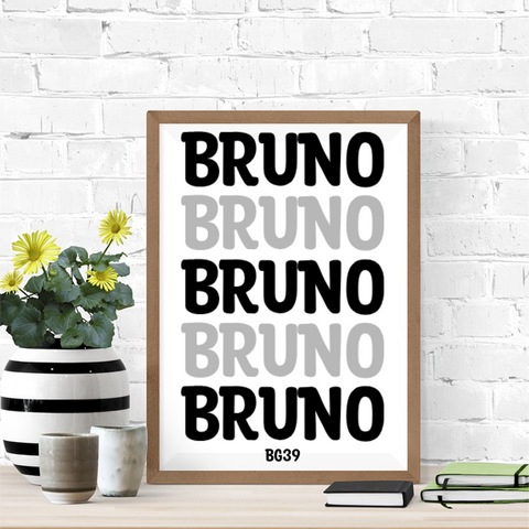 BRUNO BG39 Newcastle United Poster