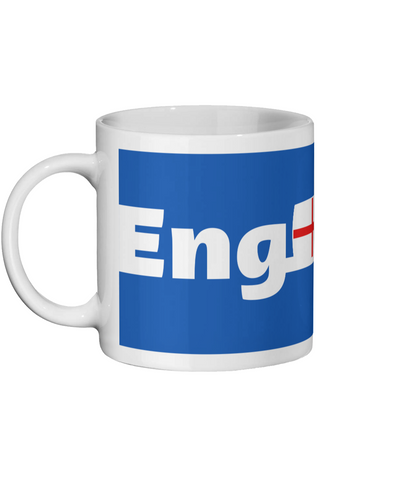 England Football - Blue and White Mug