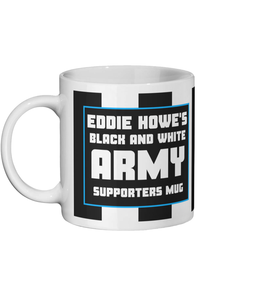 Newcastle United Mug Toon Eddie Howe's Army Funny Newcastle United Gift For Him/Her
